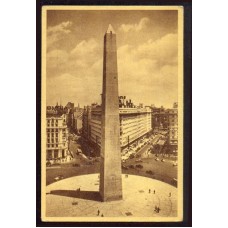 CIUDAD DE BUENOS AIRES ARGENTINA BONITA VISTA OBELISCO TARJETA POSTAL